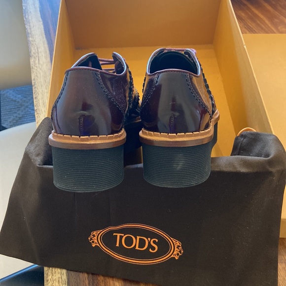NIB Tod’s brogue lace up with platform. - Picture 5 of 5